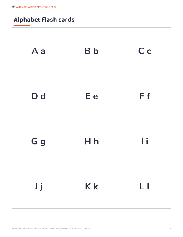 Preview of Printable Alphabet Letter-Sound Chart